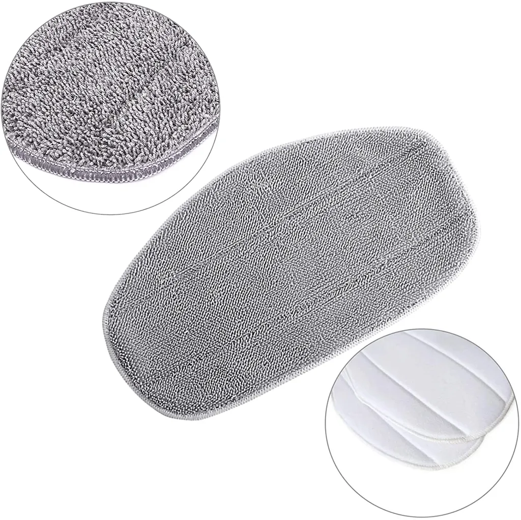 5 Ersatzpads Für Dampfreiniger , Dampfbesen Wischbezug Für Eine Porentiefe Reinigung, Dampfmop Ersatz Mit Klettunterseite 9 5 Ersatzpads Für Dampfreiniger , Dampfbesen Wischbezug Für Eine Porentiefe Reinigung, Dampfmop Ersatz Mit Klettunterseite – Bild 7