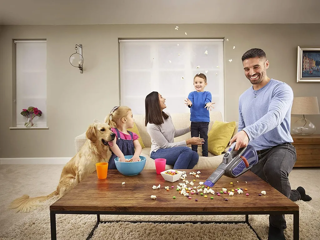 Black & Decker BHHV520BFP Dustbuster Akku-Sauger Titanium/silber/violett 17 Black & Decker BHHV520BFP Dustbuster Akku-Sauger Titanium/silber/violett – Bild 15