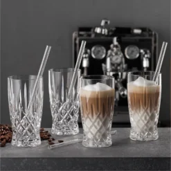 Nachtmann Latte Macchiato Set/4 + 4 Glastrinkhalme 7604/8tlg. Noblesse 104671 12 Nachtmann Latte Macchiato Set/4 + 4 Glastrinkhalme 7604/8tlg. Noblesse 104671 -Küchenbedarf Laden c4ffe78611215c19557876463ad56aa6