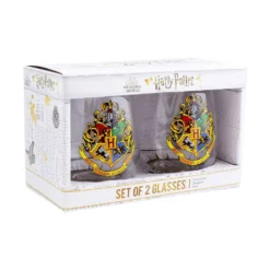 Paladone Harry Potter Gläser 2er Set Hogwarts Crest -Küchenbedarf Laden c57e83068bb591ee8265b810028e268d