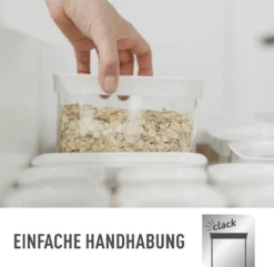 Emsa Trockenvorratsdose OPTIMA 5er Set (0,45/2x1/1,6/2,2L) -Küchenbedarf Laden c57f27a136626b33ed51e69a27b4b919