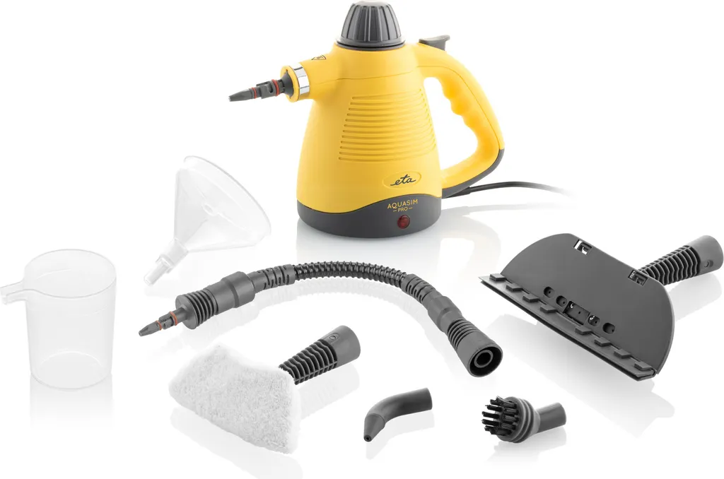 ETA AQUASIM PRO Handdampfreiniger ETA126590000, L 900 W, Betriebsdruck 3,5 Bar, Dampf In Bis Zu 3 Minuten, Wassertankvolumen 250 Ml, Kabellänge 5 M 3 ETA AQUASIM PRO Handdampfreiniger ETA126590000, L 900 W, Betriebsdruck 3,5 Bar, Dampf In Bis Zu 3 Minuten, Wassertankvolumen 250 Ml, Kabellänge 5 M