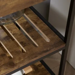 HOMCOM Küchenwagen Auf Rollen, Servierwagen Mit 2 Schubladen Und 2 Regalen, Küchentrolley Mit Arbeitsplatte, Rollwagen, Beistellwagen Im Industriedesign, Braun+Schwarz, 100 X 50 X 93 Cm 17 HOMCOM Küchenwagen Auf Rollen, Servierwagen Mit 2 Schubladen Und 2 Regalen, Küchentrolley Mit Arbeitsplatte, Rollwagen, Beistellwagen Im Industriedesign, Braun+Schwarz, 100 X 50 X 93 Cm -Küchenbedarf Laden c59f346186e32e4f1f69e71ee1c22d9d