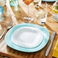 Tafelservice Carine Neo Weiß 18-teilig LUMINARC Essservice Tafelgeschirr Teller -Küchenbedarf Laden c765531db2075e69a94ca8806e1b6d64