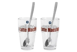 Leonardo Latte Macchiatto Becher 'Solo LM' Mit Löffel, 400ml, Ø 8,5 X 14,7cm (4er Set) -Küchenbedarf Laden c84191b2827e0eaa5a3ee2d2761be7b9
