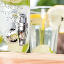 Getränkespender, Rund Aus Glas 3L -Küchenbedarf Laden c9a145f6c9f3489118433a8d6ee6202b