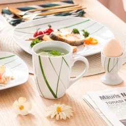 VEWEET Porzellan Tafelservice 'Aviva' 100-teilig Set, Kombiservice Mit Dessertteller, Speiseteller, Suppenteller, Müslischalen, Kaffeebecher, Kaffeetassen Set, Eierbecher, Milch- Und Zuckerset 14 VEWEET Porzellan Tafelservice 'Aviva' 100-teilig Set, Kombiservice Mit Dessertteller, Speiseteller, Suppenteller, Müslischalen, Kaffeebecher, Kaffeetassen Set, Eierbecher, Milch- Und Zuckerset -Küchenbedarf Laden ca6b15f33907e39ed58dd512990fb84c