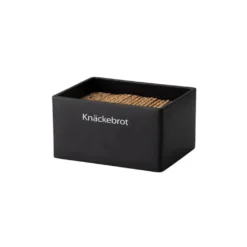 Continenta | Vorratsdose Knäckebrot Keramik Schwarz -Küchenbedarf Laden cb83c30c4191d52be1ffa8ed416d3e66