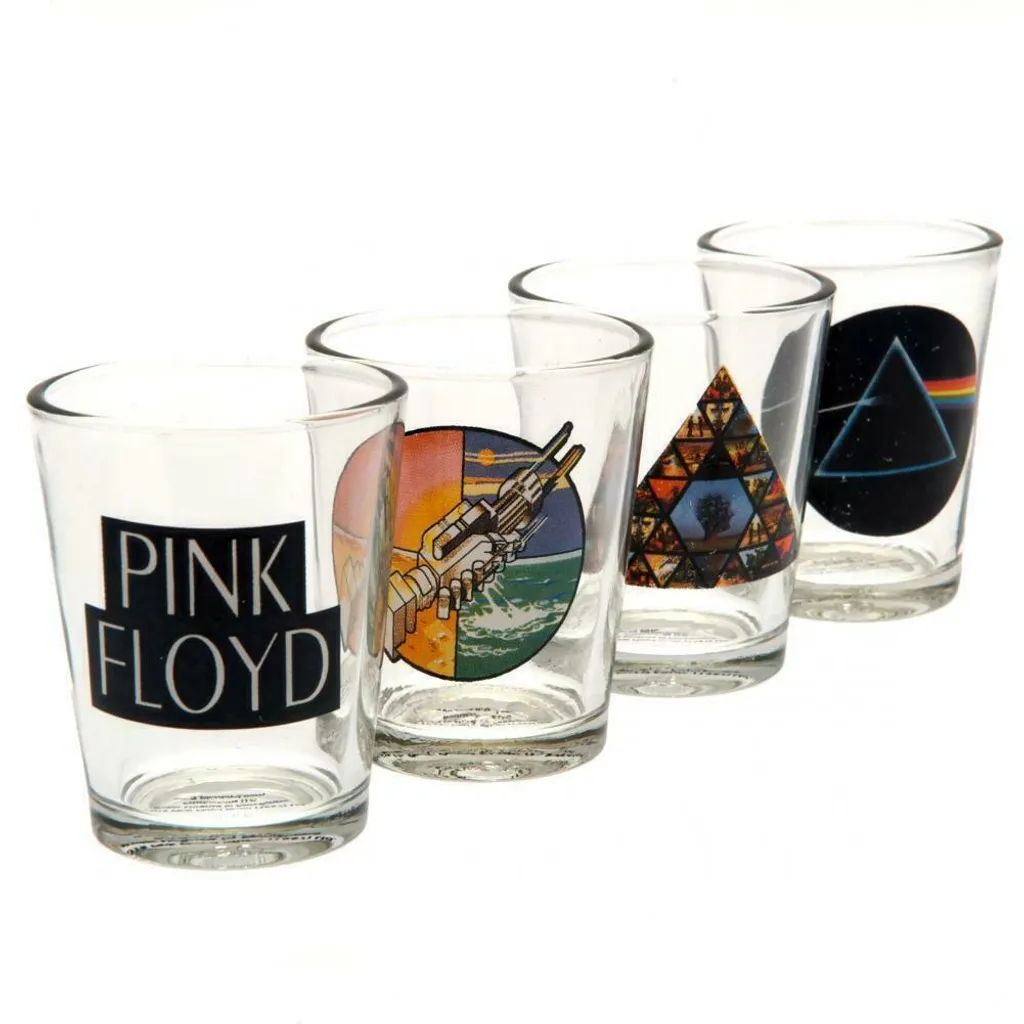 Pink Floyd - Schnapsgläser - 4er-Pack TA7478 (Einheitsgröße) (Transparent) 4 Pink Floyd - Schnapsgläser - 4er-Pack TA7478 (Einheitsgröße) (Transparent) – Bild 2