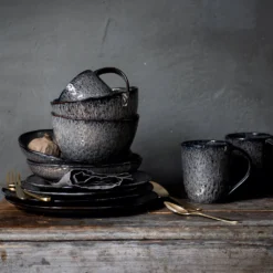 Leonardo Keramikgeschirr-Set Matera 24tlg. Grau, 026060 -Küchenbedarf Laden cfd47765582f407db09ca123ac6b995d