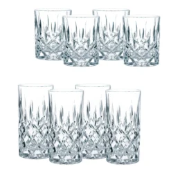 Nachtmann Nobelesse Gläser 4 Longdrinkgläser 4 Whiskygläser -Küchenbedarf Laden d4610e5200e17c48222f7f7e6a140671