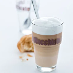 Leonardo Latte Macchiatto Becher 'Solo LM' Mit Löffel, 400ml, Ø 8,5 X 14,7cm (4er Set) -Küchenbedarf Laden d4d3aeea47f78f348f9f44fbb374658b