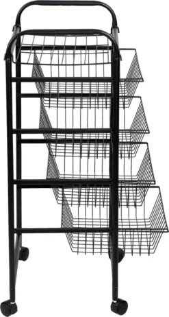 Küchenwagen ’Rudbjerg’ Mit 4 Gitterkörben Metall Schwarz 13 Küchenwagen ’Rudbjerg’ Mit 4 Gitterkörben Metall Schwarz -Küchenbedarf Laden d50fc646a98c1e6b298111be6c38c544