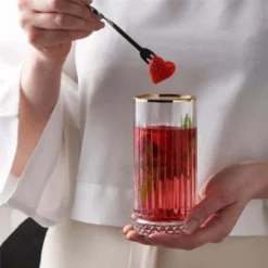 Pasabahce Elysia Golden Touch Long Drink Gläser 4-teiliges Set Mit Goldrand 280ml -Küchenbedarf Laden d54222e3fc73177c7221151c36c3fcba