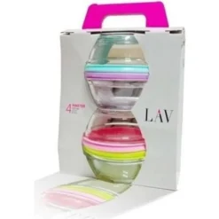 4-tlg. Glasschüssel Set Mit Deckel/ Vorratsdose/Frischhaltedosen -Küchenbedarf Laden d57e61f74f2bbd4f26cb503634bd885c