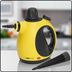 Clatronic DR 3653 Dampfreiniger, Wassertank: Ca. 250 Ml, 3,5 Bar Max. Dampfdruck, Schwarz-gelb -Küchenbedarf Laden d5afb8e4fd75f269f13bc75aac8475cf