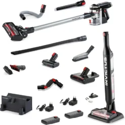Genius Invictus X9 Set 29tlg Akku Staubsauger Handstaubsauger Nasssauger Mit LED Beutellos Kabellos Für Allergiker Tierhaare; A81721