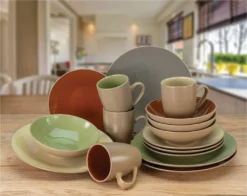 CreaTable 22563 Kombiservice Urban Jungle Für 4 Personen, Steinzeug, Mehrfarbig (1 Set, 16-teilig) 7 CreaTable 22563 Kombiservice Urban Jungle Für 4 Personen, Steinzeug, Mehrfarbig (1 Set, 16-teilig) -Küchenbedarf Laden d676ff8816be3d768ab045c96c3bfe94