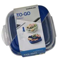 Lock & Lock To Go Salatbox 3 In1 Salatbox-Set Messer Gabel Saucenbehälter Blau -Küchenbedarf Laden d82950a96d7389aa88ca016c43923ffe