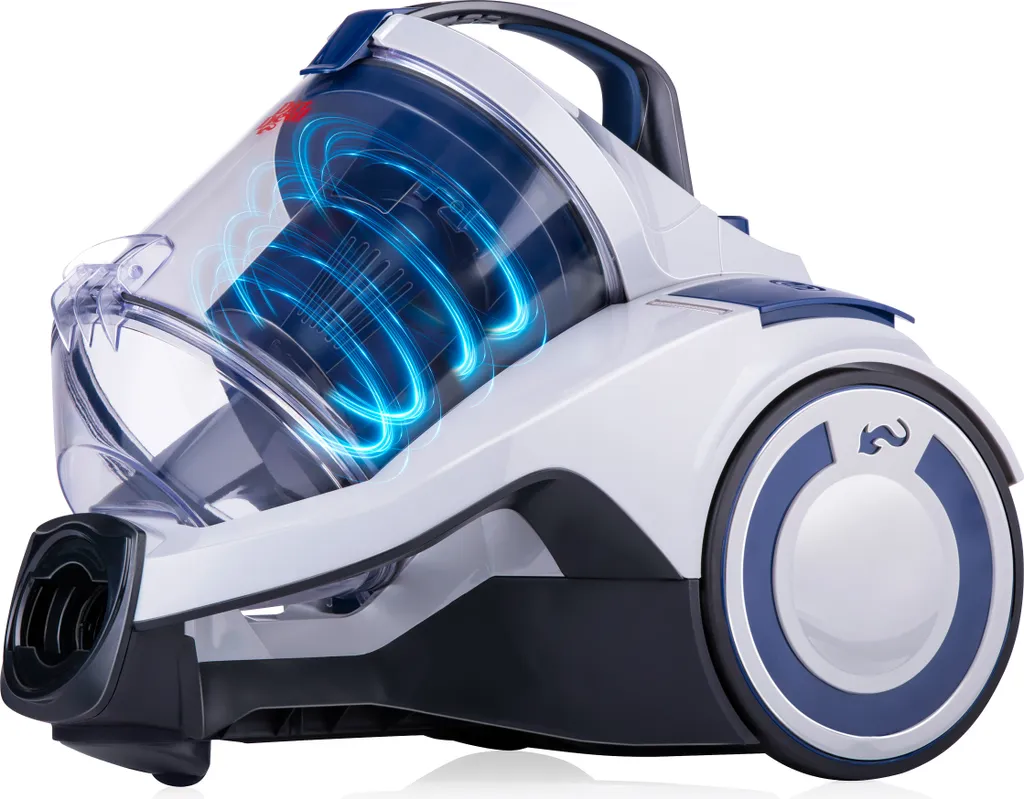 Dirt Devil Staubsauger Ohne Beutel - DD2504 - 700W - HEPA 12 Filter - 9M Reichweite - Mit Combibrush, Versenkter Bürste Und Parkettbürste - 4,9KG - Staubsammelbox 2,7L - Weiß 4 Dirt Devil Staubsauger Ohne Beutel - DD2504 - 700W - HEPA 12 Filter - 9M Reichweite - Mit Combibrush, Versenkter Bürste Und Parkettbürste - 4,9KG - Staubsammelbox 2,7L - Weiß – Bild 2