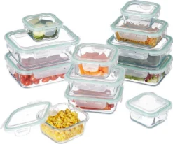 Relaxdays Frischhaltedose 12er Set