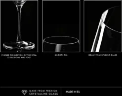 KROSNO Splendour Große Burgunder Rot-Weingläser, 6er-Set, 860 Ml -Küchenbedarf Laden d9e5a5a3a2c790e99fe3b33ea4ef31cb