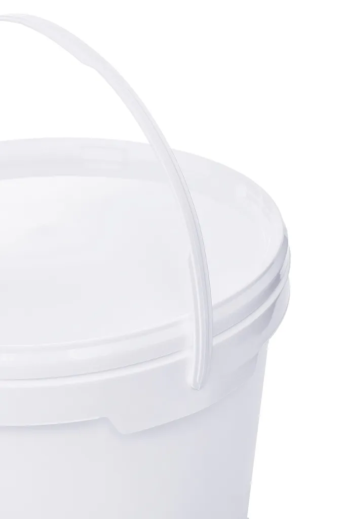 Eimer Mit Deckel Und Henkel Weiß Lebensmittelecht, Stabil, Luftdicht - Plastikeimer Mit Griff Bügel Lebensmitteleimer, Anzahl:10, Farbe:Weiß, Größe:5L 7 Eimer Mit Deckel Und Henkel Weiß Lebensmittelecht, Stabil, Luftdicht - Plastikeimer Mit Griff Bügel Lebensmitteleimer, Anzahl:10, Farbe:Weiß, Größe:5L – Bild 5