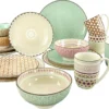 CreaTable 20310 Kombiservice Mandala Für 4 Personen, Steinzeug, Mehrfarbig (1 Set, 16-teilig) 2 CreaTable 20310 Kombiservice Mandala Für 4 Personen, Steinzeug, Mehrfarbig (1 Set, 16-teilig) -Küchenbedarf Laden da2a3ec55f2d8ef2efc1cf512693ed71