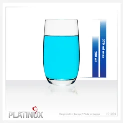 Elegante Trinkgläser 360ml (max. 440ml) Set 6 Teilig Wassergläser Saftgläser -Küchenbedarf Laden db9465558b8fc152c02b1fb44321ac65