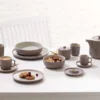 Kaffee- Und Tafelservice 30 Tlg. Jasper Taupe -Küchenbedarf Laden dd3f3b25dd7b845f1c6c2127f61bcbe5