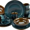 CreaTable 22861 Kombiservice Mallorca Für 4 Personen, Steinzeug, Mehrfarbig (1 Set, 16-teilig) -Küchenbedarf Laden de8ce75803020704afd3cb0864da8280