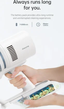 Dreame P10 Kabelloser Handstaubsauger - 22000Pa - 60min Autonomie - 120k RPM -Küchenbedarf Laden df8e5e13896be0fdd87d4953947b925a