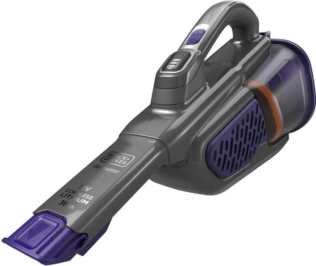 Black & Decker BHHV520BFP Dustbuster Akku-Sauger Titanium/silber/violett 3 Black & Decker BHHV520BFP Dustbuster Akku-Sauger Titanium/silber/violett