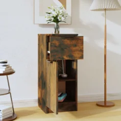 VidaXL Sideboard Räuchereiche 30x30x70 Cm Holzwerkstoff 13 VidaXL Sideboard Räuchereiche 30x30x70 Cm Holzwerkstoff -Küchenbedarf Laden e26fb5d22929166ebf342148d016c8f0