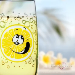 Trinkgläser Mit Lustigen Fruchtgesichtern 350ml (max. 400ml) Set 6 Teilig Aus Glas Bunt -Küchenbedarf Laden e2a60de750a31692581b3a55da70c0dc
