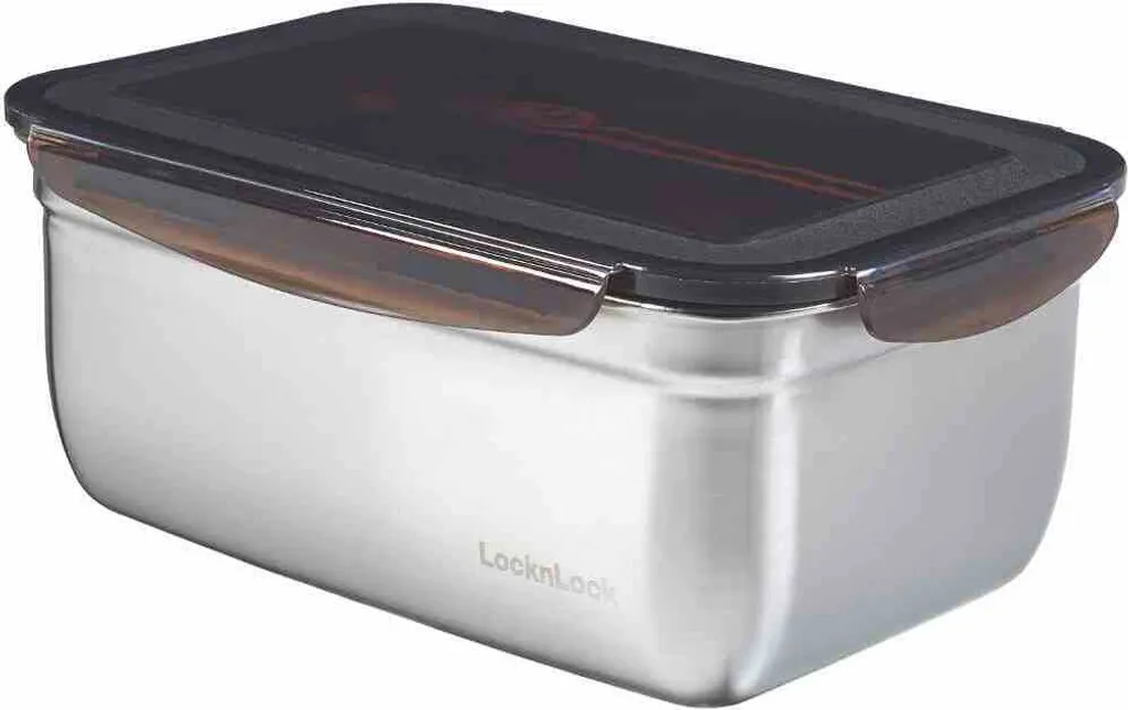 Lock & Lock LocknLock Stainless Steel Container 3,60L 265 X 185 X 110 Mm STS827M 4 Lock & Lock LocknLock Stainless Steel Container 3,60L 265 X 185 X 110 Mm STS827M – Bild 2