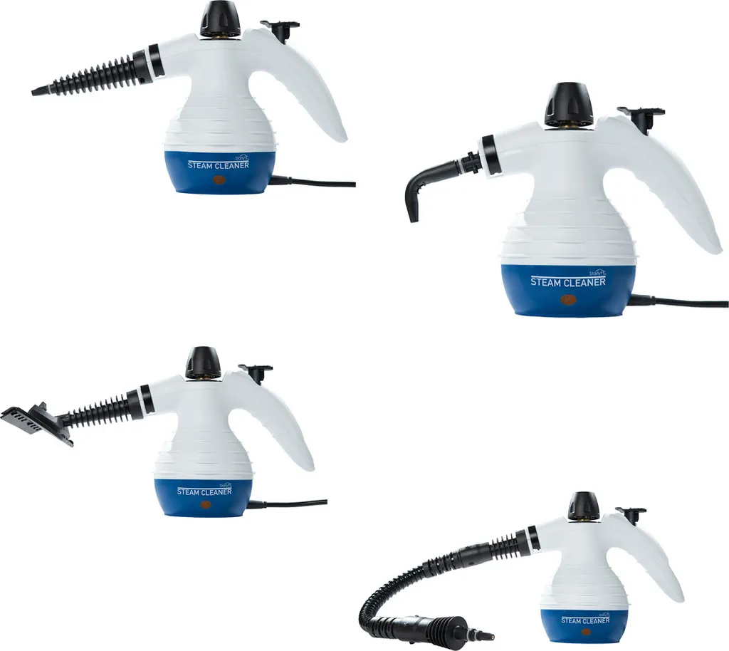 Starlyf® Steam Cleaner, Tragbarer Dampfreiniger, Dampfente, 0,35 L, 1050 W, 2,8 Bar, Weiß 5 Starlyf® Steam Cleaner, Tragbarer Dampfreiniger, Dampfente, 0,35 L, 1050 W, 2,8 Bar, Weiß – Bild 3