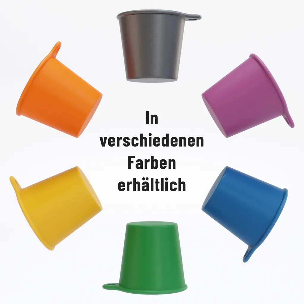 SoPro 12x Schnapsbecher Plastik 4 Cl Wiederverwendbar - Shotgläser 40 Milliliter Schwarz - Mehrweg Schnapsglas Zum Umhängen 8 SoPro 12x Schnapsbecher Plastik 4 Cl Wiederverwendbar - Shotgläser 40 Milliliter Schwarz - Mehrweg Schnapsglas Zum Umhängen – Bild 6