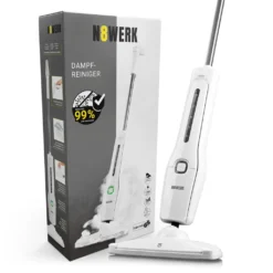 N8WERK Dampfbesen Moonlight White Edition Dampfbesen Dampfreiniger Fliesen Dampf Steam Teppich Hygiene Reiniger 1300W Mopp -Küchenbedarf Laden e6bb2ebc8536de2e9c547bb8db92dca1