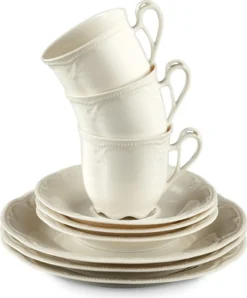 Seltmann Weiden Rubin Cream Kaffeeservice 18tlg. 12 Seltmann Weiden Rubin Cream Kaffeeservice 18tlg. -Küchenbedarf Laden e7044260a9c9ddaf4ba9eccb078adf94