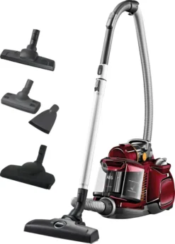 AEG Bodenstaubsauger LX7-2-CR-A Beutellos 650 Watt 72 DB Allergy Plus Filter Rot -Küchenbedarf Laden ea514c8a76965b71cd30adf35d56cf14