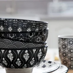 Vancasso, Haruka Porzellan Geschirrservice, 32-teilig Rund Kombiservice Geschirrset Tafelservice Für 8 Personen, Schwarz 12 Vancasso, Haruka Porzellan Geschirrservice, 32-teilig Rund Kombiservice Geschirrset Tafelservice Für 8 Personen, Schwarz -Küchenbedarf Laden eab79a12daeb0b13ba635c5acb3d1f4f