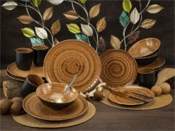 CreaTable 23365 Kombiservice Villa Romana Für 4 Personen, Steingut (1 Set, 16-teilig) 7 CreaTable 23365 Kombiservice Villa Romana Für 4 Personen, Steingut (1 Set, 16-teilig) -Küchenbedarf Laden ebb9688bc73aef6eefd890fcae4ebae5