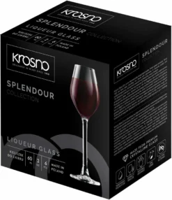 KROSNO Splendour Likörgläser, 6er-Set, 60 Ml -Küchenbedarf Laden ecb1d7adb84f545c8b955a2b4dfb1e7c