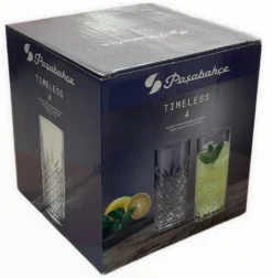 Pasabahce Timeless 520205 Longdrink Glas Wassergläser Kristall Design 4´er Set Transparent 365 Ml -Küchenbedarf Laden ed2b64a86ed068158e69a605ef44f19d