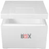 Styroporbox 53W | Wand: 5,0cm | Volumen: 53,2L | Innenmaß:47x38x29cm | Weiß Isolierbox Thermobox Kühlbox Warmhaltebox -Küchenbedarf Laden ef531bfe730124a9f7ec30ee57a93769