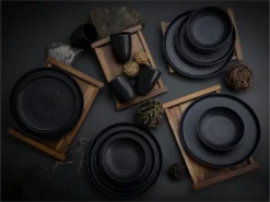 CreaTable 23860 Kombiservice Uno Für 4 Personen, Steinzeug, Schwarz (1 Set, 16-teilig) 17 CreaTable 23860 Kombiservice Uno Für 4 Personen, Steinzeug, Schwarz (1 Set, 16-teilig) -Küchenbedarf Laden f224a9b75839e4389bf2cdd8adf66157