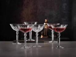 Nachtmann Cocktailschale Palais 230 Ml, Kristallglas Mit Schliffdesign (6 Stück) -Küchenbedarf Laden f5a392ef6c9bbe954b6a25bda1bcb013