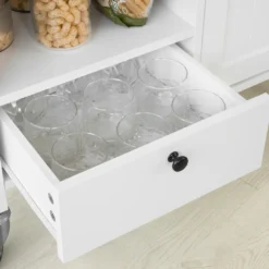 SoBuy FKW104-W Küchenwagen Servierwagen Rollwagen Mit Tür, Flaschenablage Und Schublade Weiß BHT Ca.: 80x93x40cm 15 SoBuy FKW104-W Küchenwagen Servierwagen Rollwagen Mit Tür, Flaschenablage Und Schublade Weiß BHT Ca.: 80x93x40cm -Küchenbedarf Laden f5c28f2b96514b46448f143c5d8a70f0