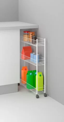 Metaltex Fino Allzweckwagen, 3 Etg. 60x16x72 Cm 341433 -Küchenbedarf Laden f5e8caabb3b75b212d14630bd492db7e